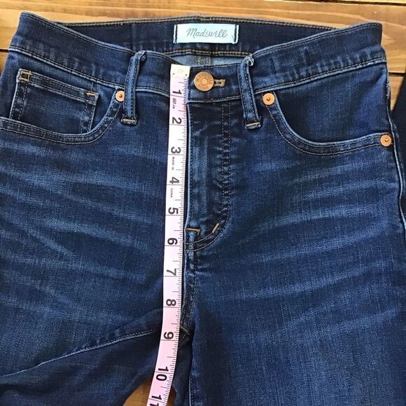 MADEWELL high rise skinny 9 » in 26 tall - Picture 11 of 14